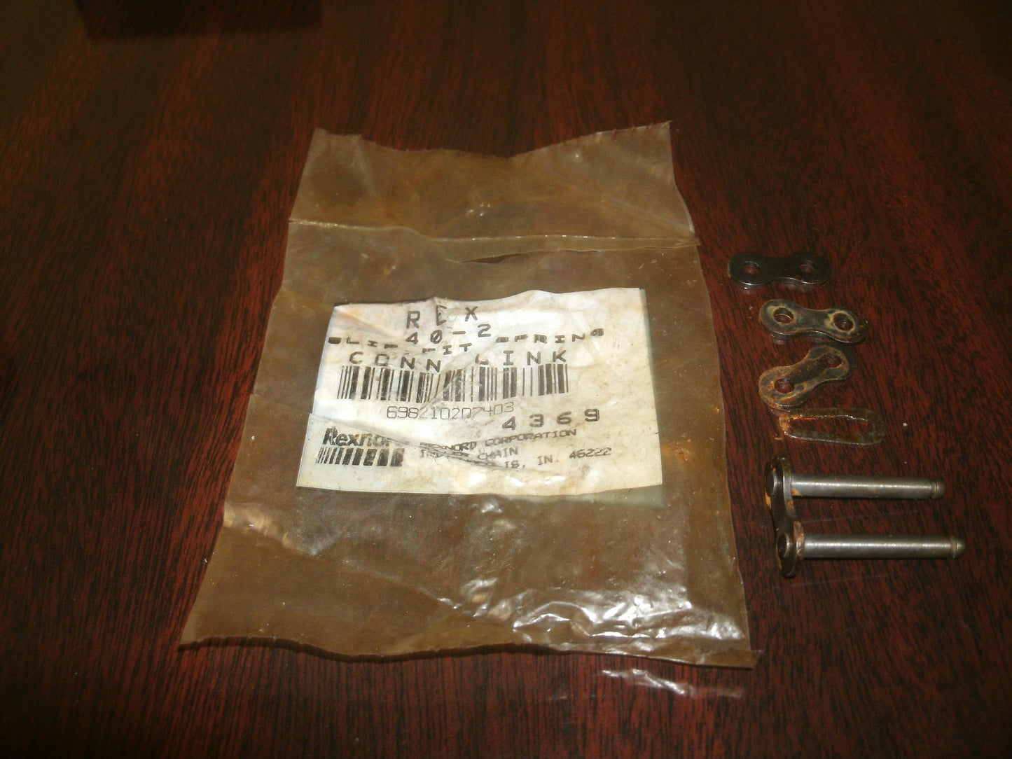 Rexnord 40-2 Lip Fit Spring Connecting Link. New. (34)