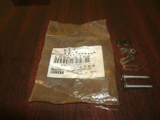 Rexnord 40-2 Lip Fit Spring Connecting Link. New. (34)