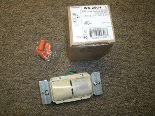 Wattstopper WS-250-I PIR Wall Switch Sensor. New.