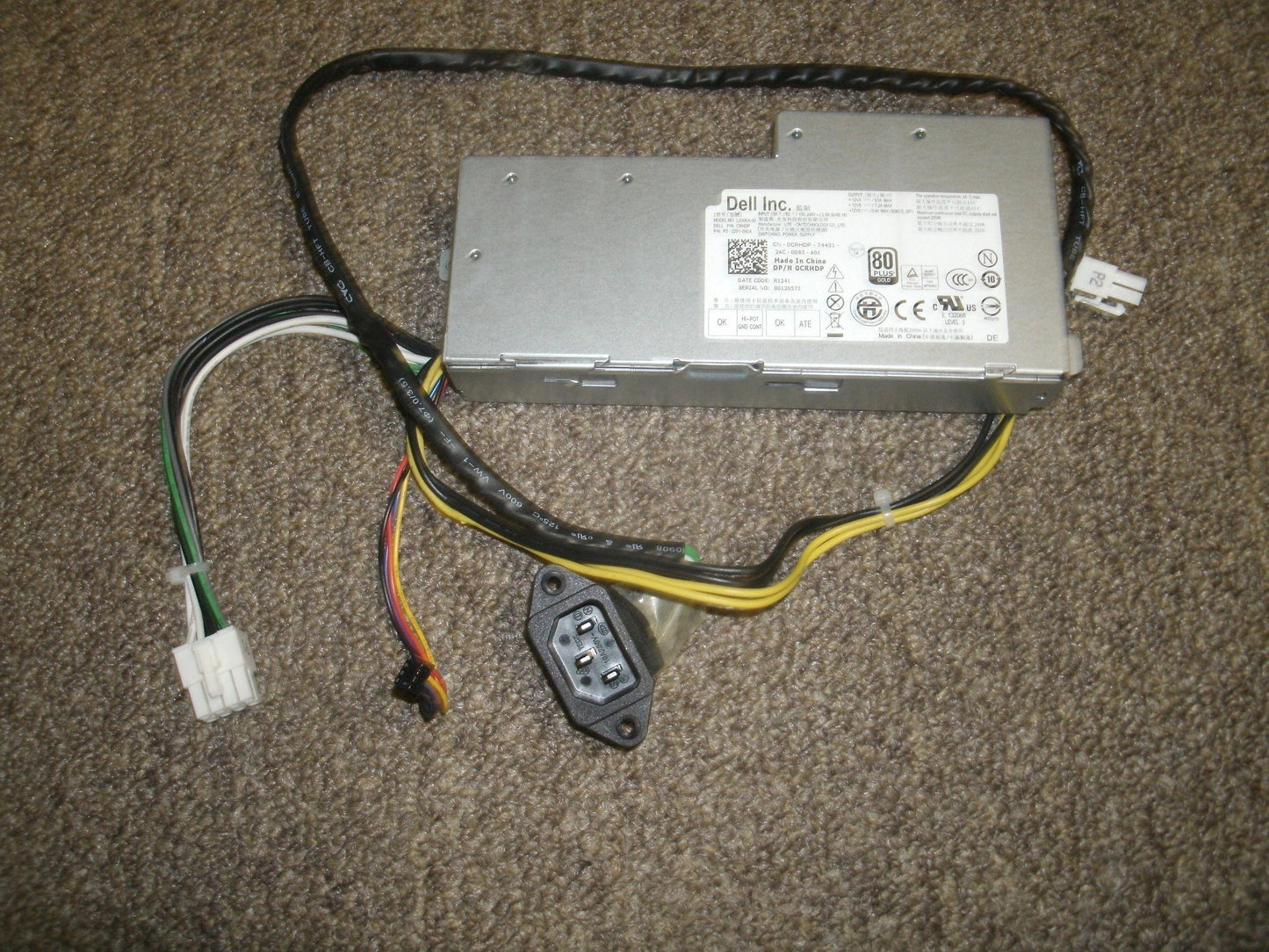 Dell OCRHDP Power Supply. L200EA-00. PS-2201-09DA. Working Pull.