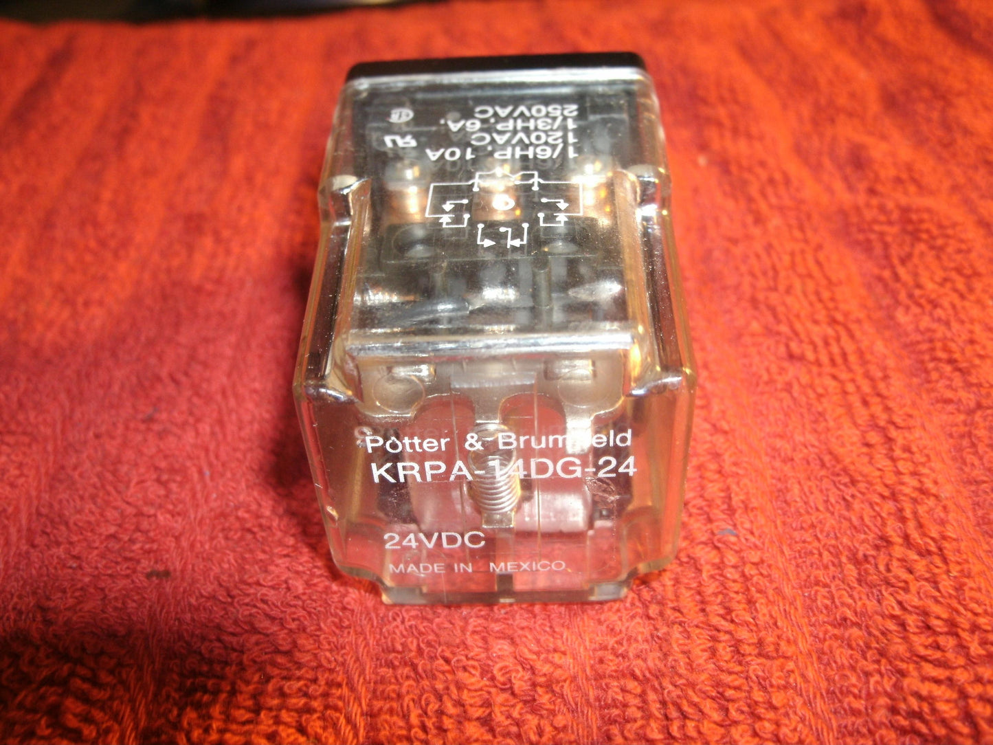 Potter and Brumfield KRPA-14DG-24 Power Relay, 3PDT, (37)