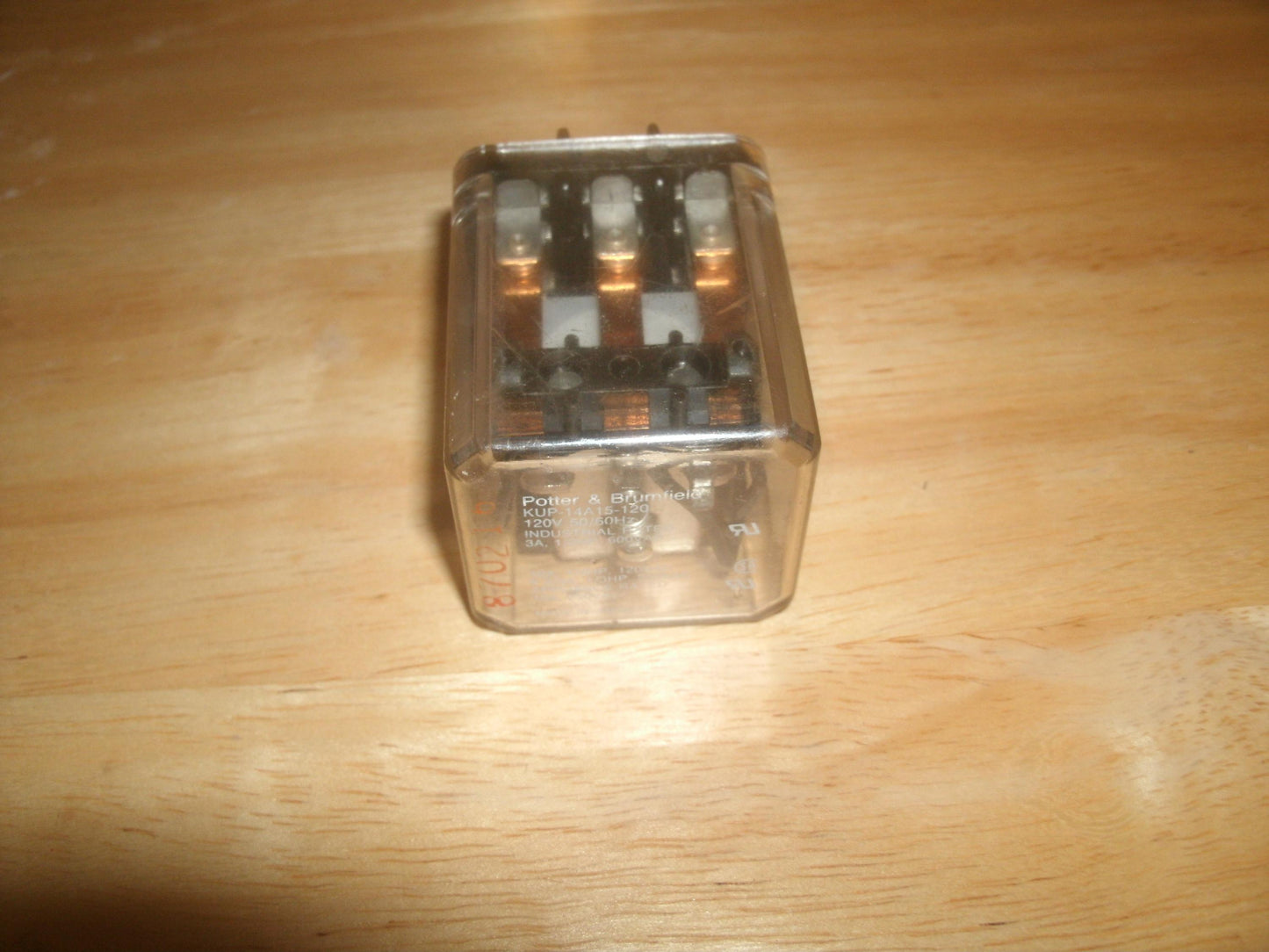 Potter & Brumfield KUP-14A15-120. 120V, 50/60Hz Relay. (36)