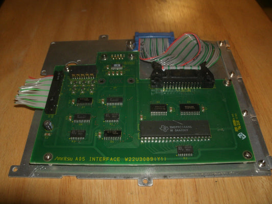 Anritsu W22U3089 (Y1) Interface Board With Metal Plate. (B10)