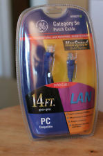 GE H096273 Ethernat Cable. CAT 5E. 14 Foot. New.