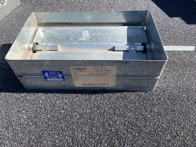 Ruskin 10" x 8" Manual Balancing Damper MD-25. New.