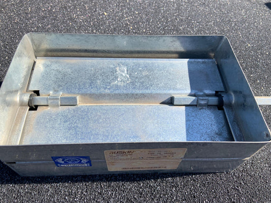 Ruskin MD15 Manual Volume Damper. 10" X 6". New.