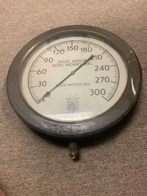 Ashcroft Edge Moor 1079-AA Iron Works Gauge. A135R1001. 0-300.