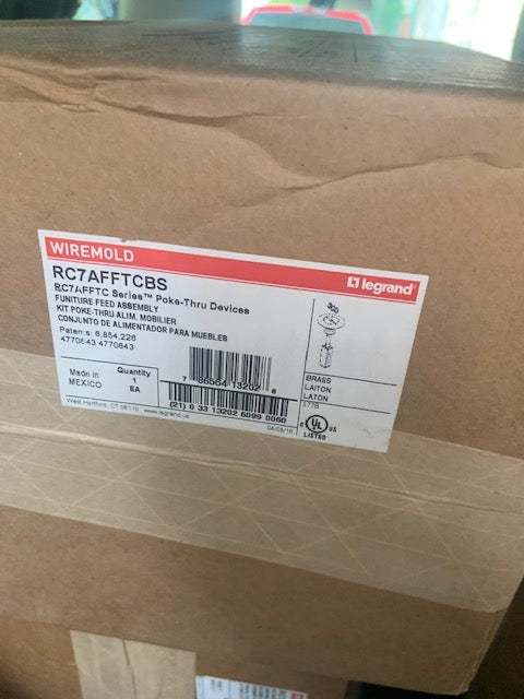 Legrand RC7AFFTCBS Poke-Thru Devices. New.