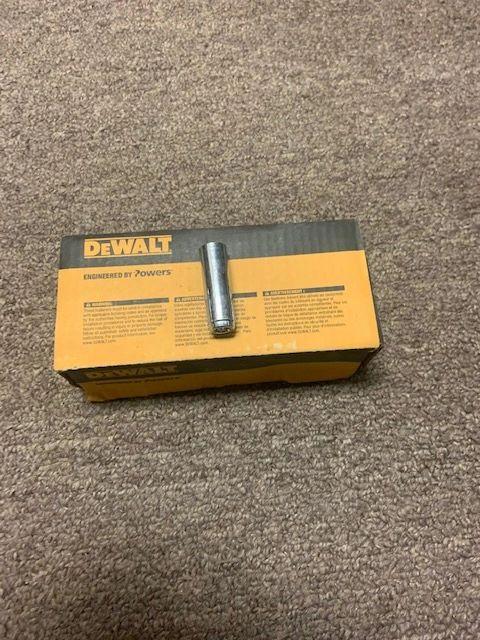 DeWalt 06306 Steel Dropin. 06306-PWR. 3/8" X 1 9/16th" X 1/2". New.