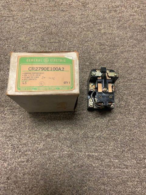 GE CR2790E100A2 General Purpose Relay. New. Coil, 115V, 60 Hz. (34)