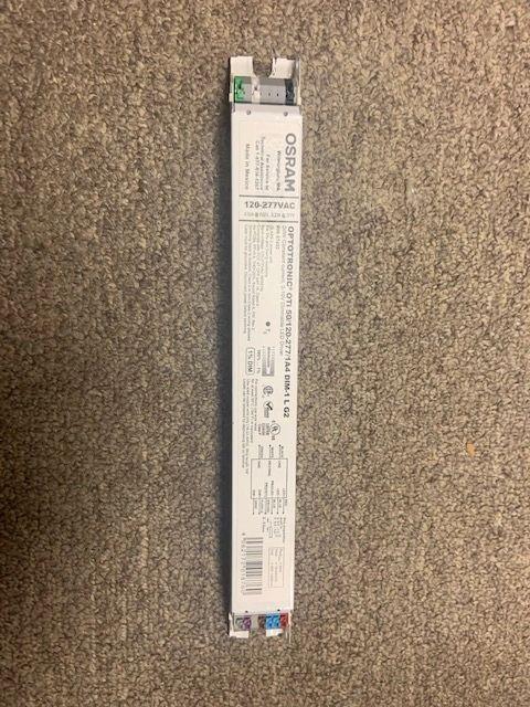 Osram 57452 Ballast Optotronic OTi 50/120/277/1A4 Dim-1 L G2.