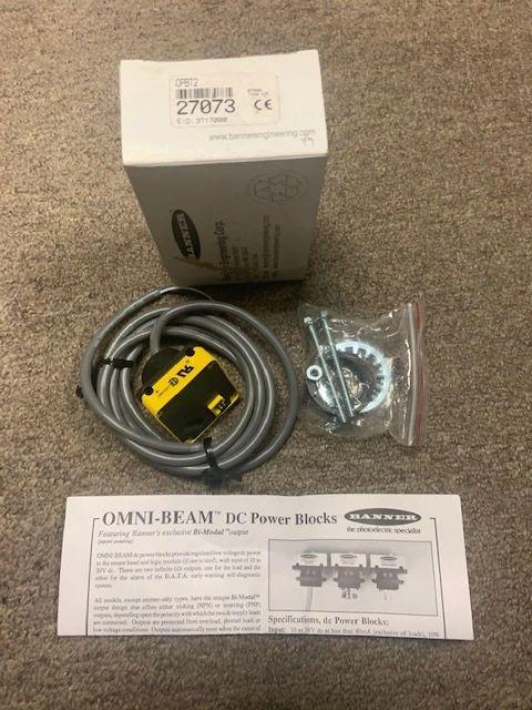 Banner OPBT2 Omni-Beam Power Block. 27073. EID: 371000. (34)
