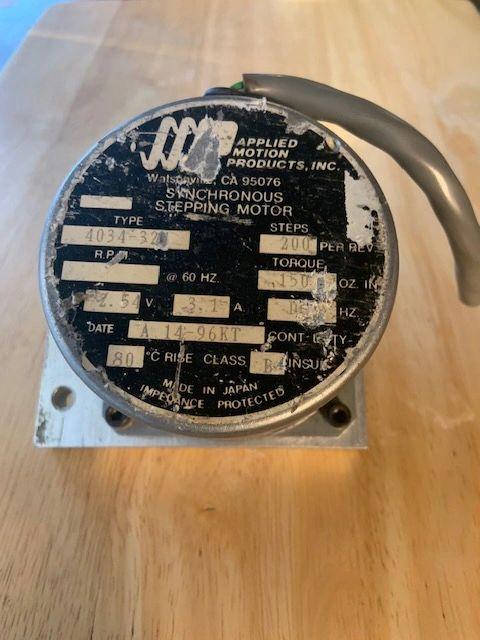 Applied 4034-32? Motion Products. Synchronous Stepping Motor. (D1)