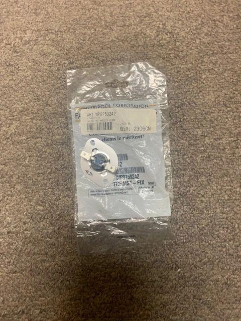Whirlpool 9759242 Thermostat. Whirlpool WP9759242. New. (A2)