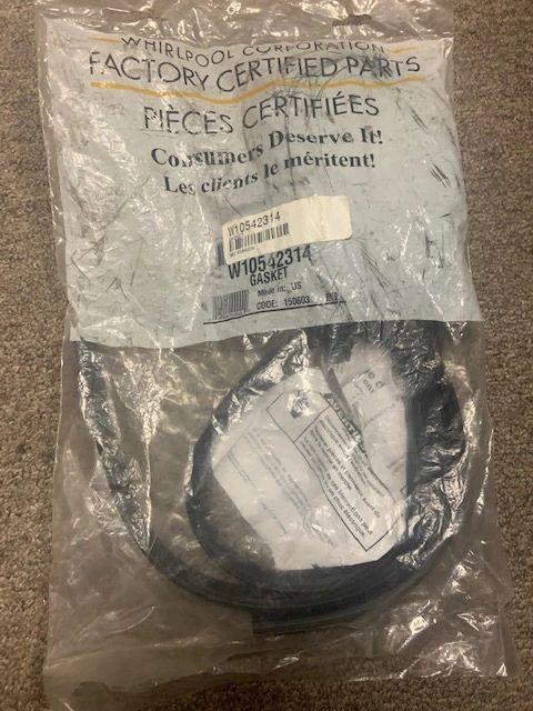 Whirlpool W10284090. Whirlpool W10542314 Gasket. New. OEM Certified. (A2)