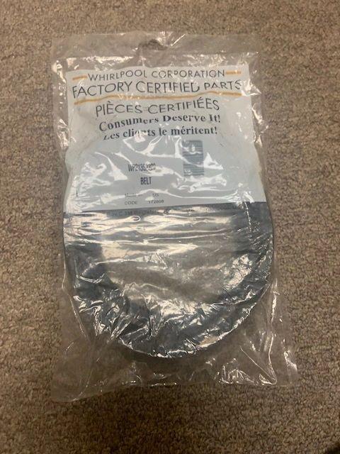 Whirlpool 661570V Dryer Belt. New. (A2)