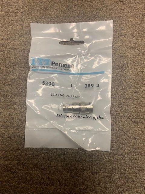 Pomona 5300 BNC Female Triaxial 3 Lug Male Adapter, 1.35" (D1)