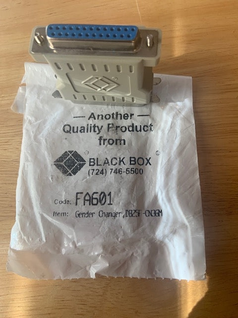 Black Box FA601. Gender Changer, DB25F-CN36M. (39)