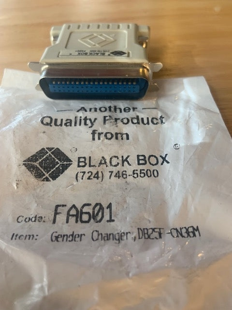 Black Box FA601. Gender Changer, DB25F-CN36M. (39)