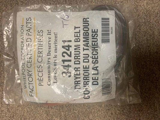 Whirlpool 341241 Dryer Drum Belt. New. 050946008073. (A2)
