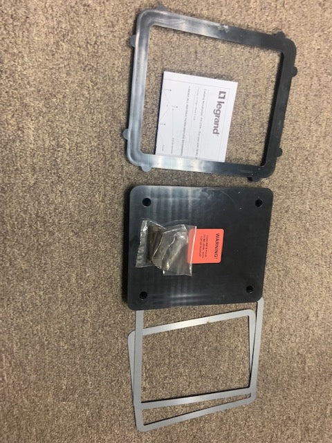 Wiremold FP-CTR FloorPort Cover Trim Kit. New. Black.