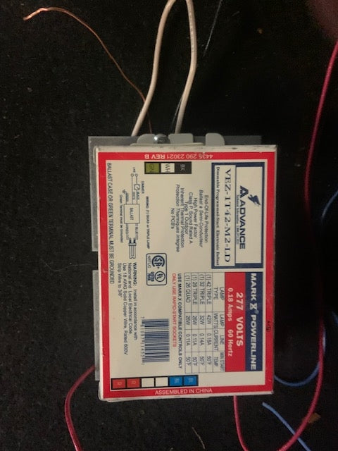 Advance VEZ-1T42-M2-LD Electronic Ballast Transformer. New.