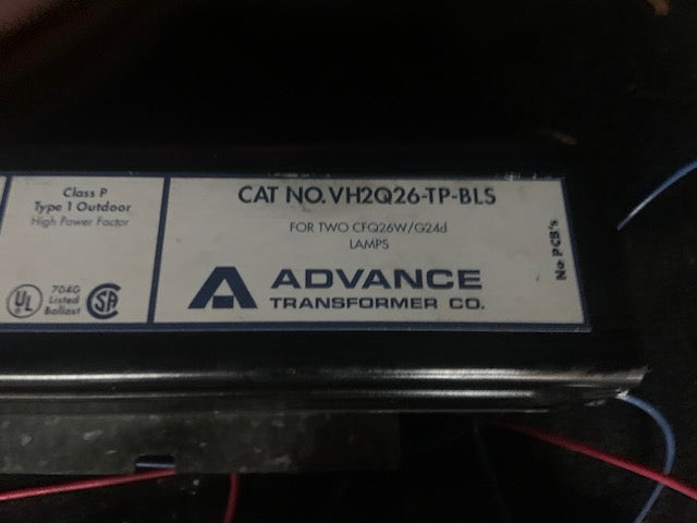 Advance VH2Q26-TP-BLS Transformer. New.