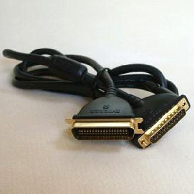 Interex DX-403/10. 10' IEEE 1284 Switchback Cable. Black.