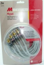 Monster Cable M350i RCA Cables. New.
