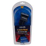 Mad Dog 18" ATA-133 Cable Dual Round 40 PIN. MD-18-ATA-3BK
