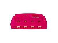 Esselte Curtis Connecrtions USB 4-Port Hub. Pink. New.