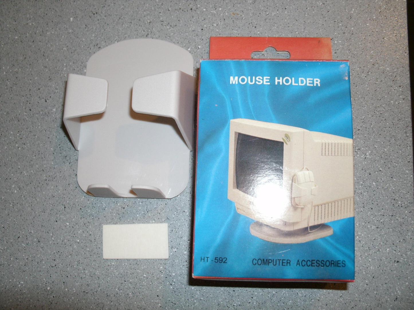 Mouse Holder. Attaches To Computer Monitor. Model: HT-592. New.