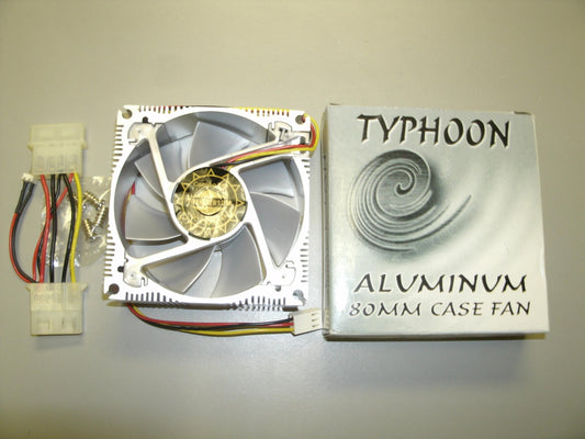 Typhoon FM802512M Aluminum 80mm Computer Case Fan