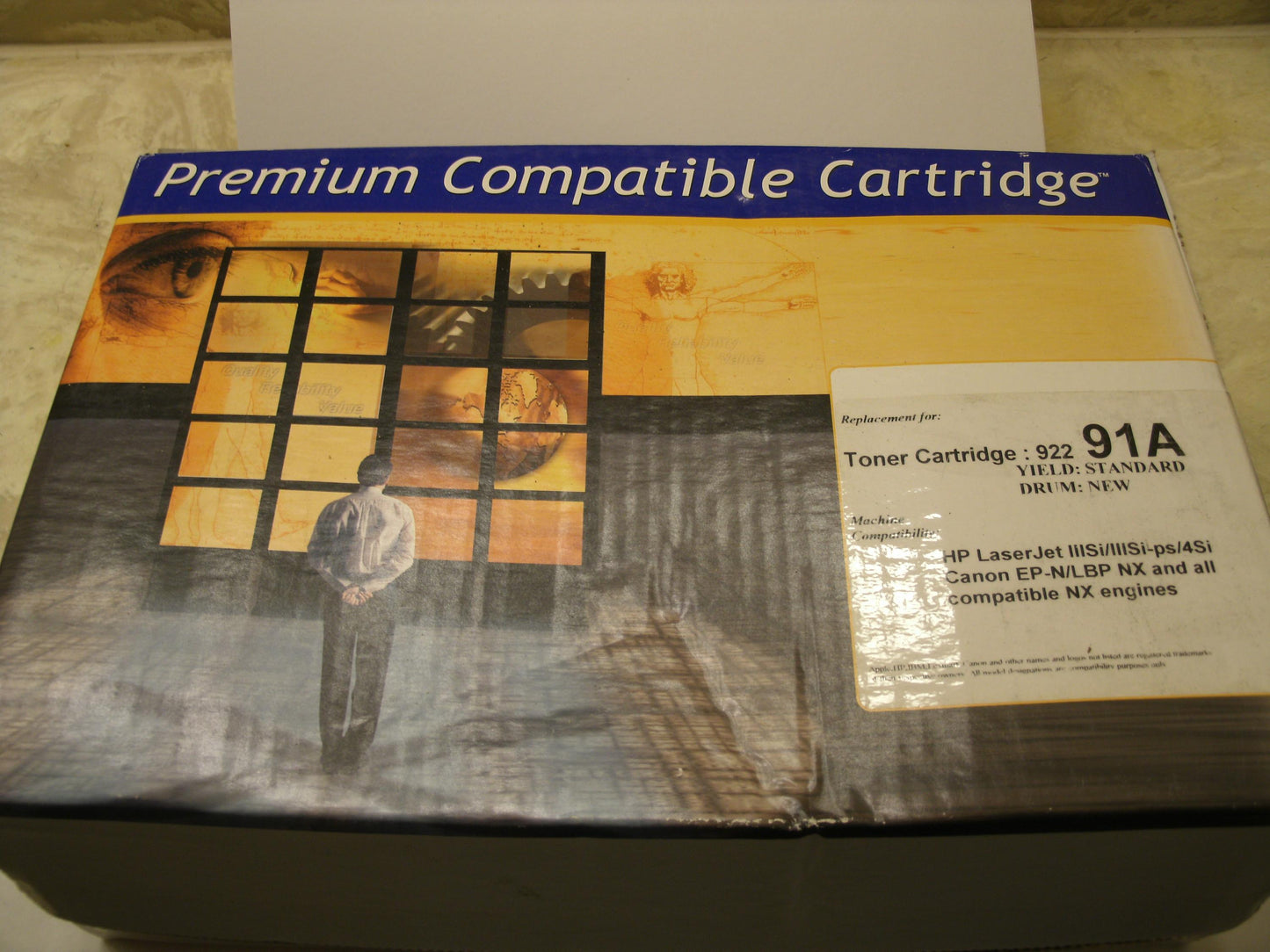HP 91A LaserJet lllSi/lllSi-ps/4Si Toner. New. Retail Box.