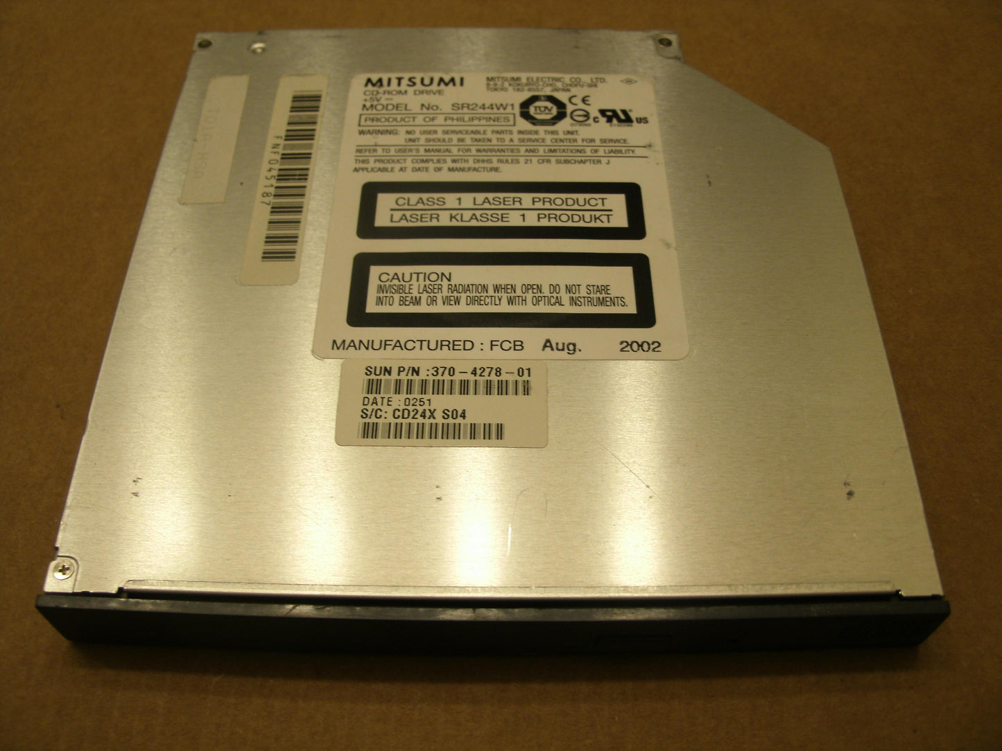 Mitsumi SR244W1 CD-ROM. 24X. 370-4278-01.