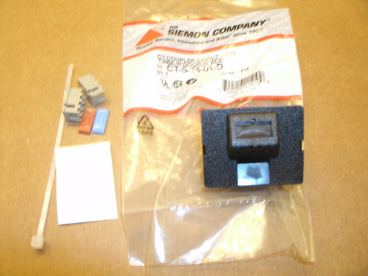 Siemon CT-5-T4-01-D. 1 Port. CT Coupler, CAT5. T568A with Door.