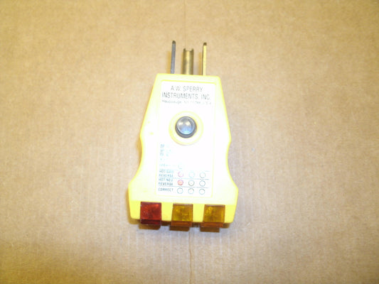 A.W. Sperry 125 Volt Tester. New.
