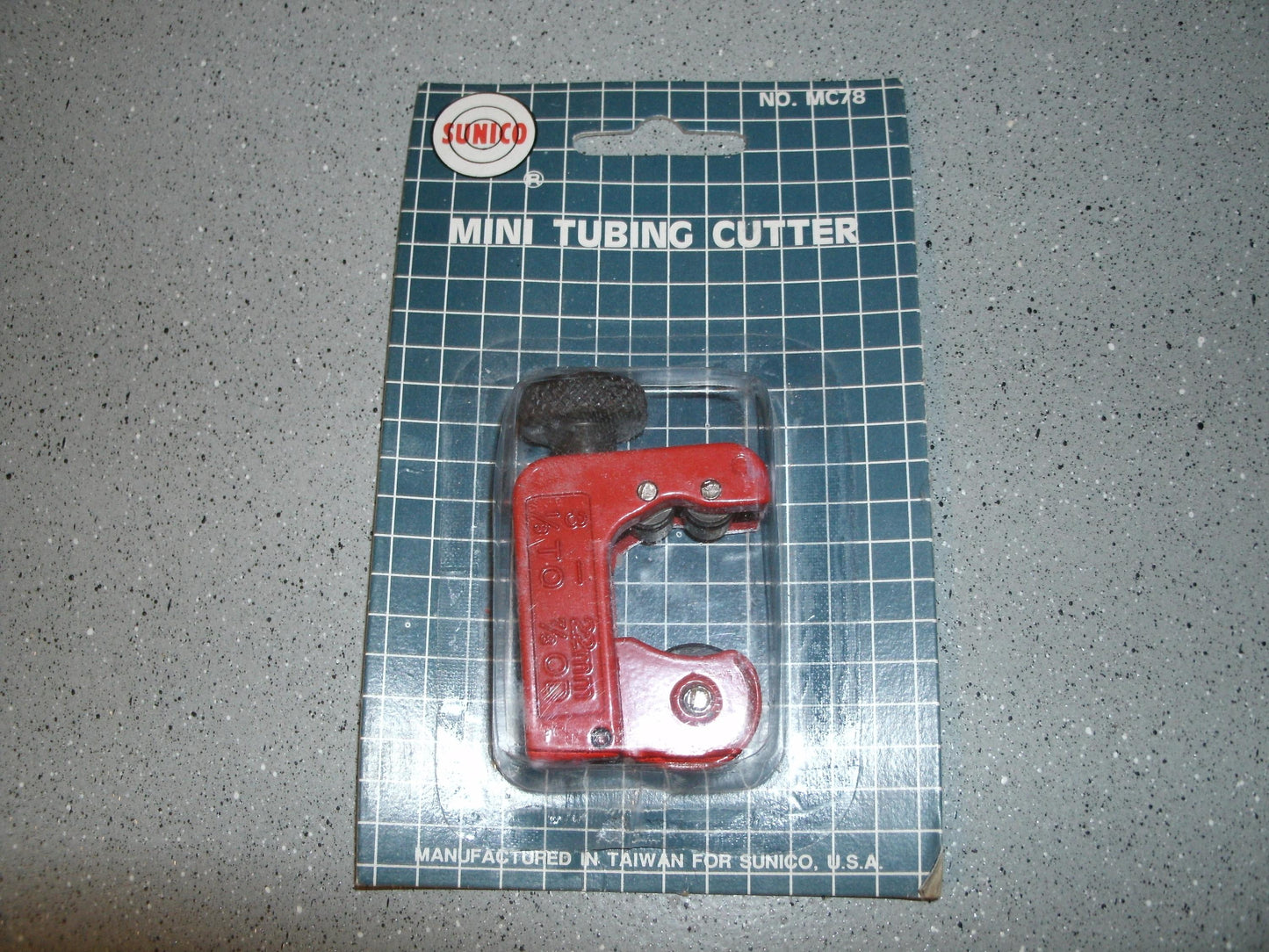 Sunico NO. MC78 Mini Tubing Cutter. UPC: 701502441208.