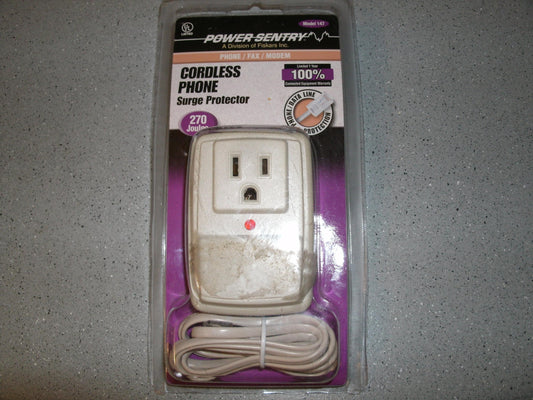 Power Sentry Cordless Phone Surge Protector. 270 Joules. New.