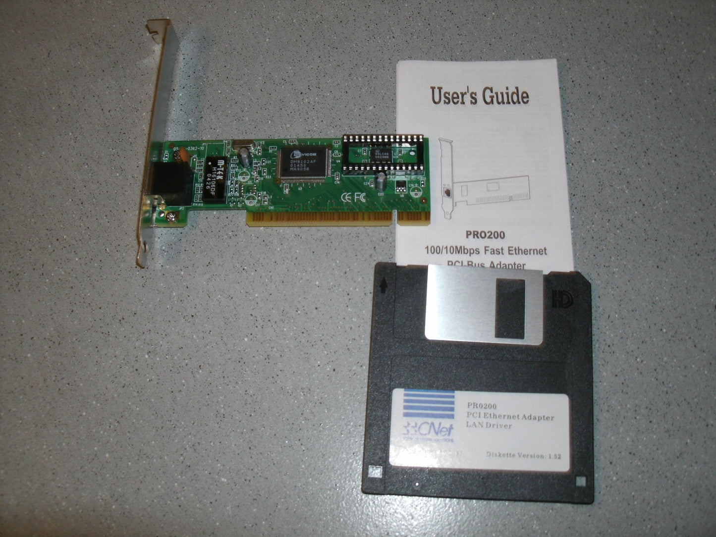 CNet PRO200 PCI Fast Ethernet Adapter 10/100. NIC Card.