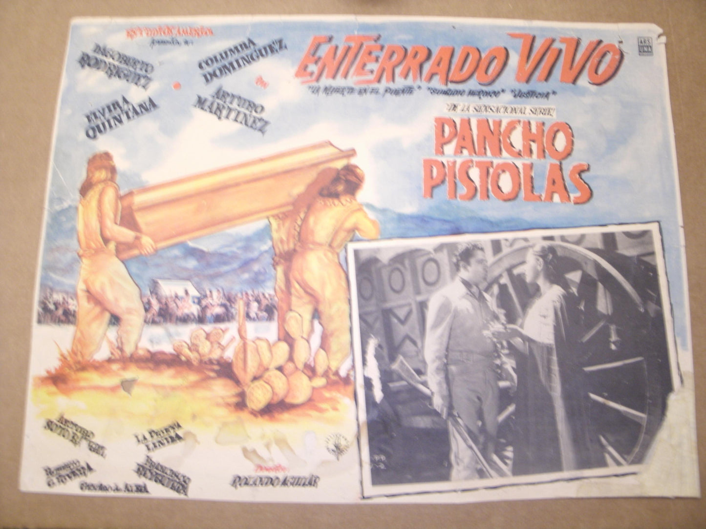 Enterrado ViVo. Spanish Movie Poster.