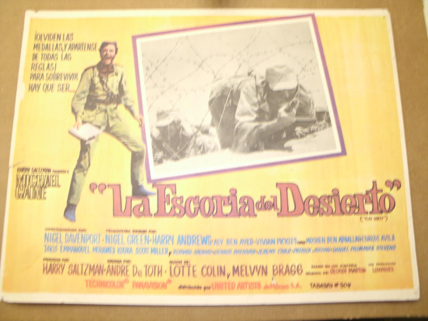 La Escoria del Desierto, Spanish Movie Poster. 1968.