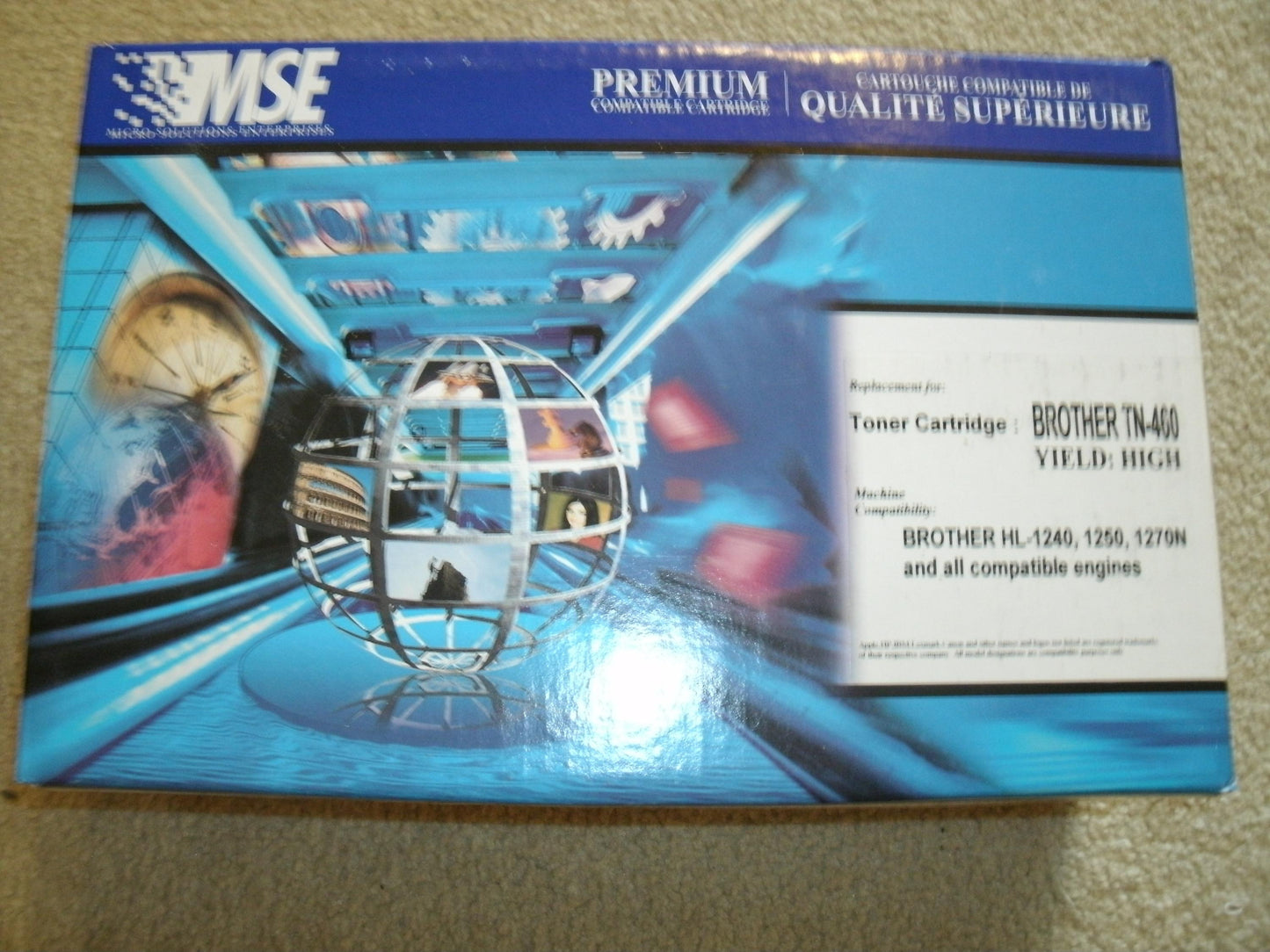 Brother TN-460 Black Toner Cartridge. New.