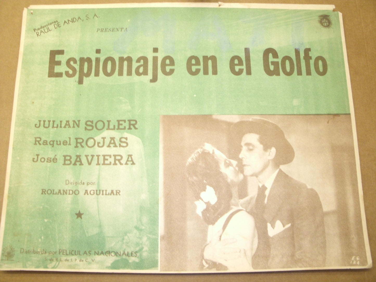 Espionaje en el Golfo. 1943. Spanish Movie Poster.