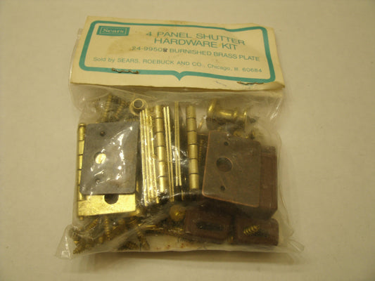 Sears 24-99508. 4 Panel Shutter Hardware Kit. New.