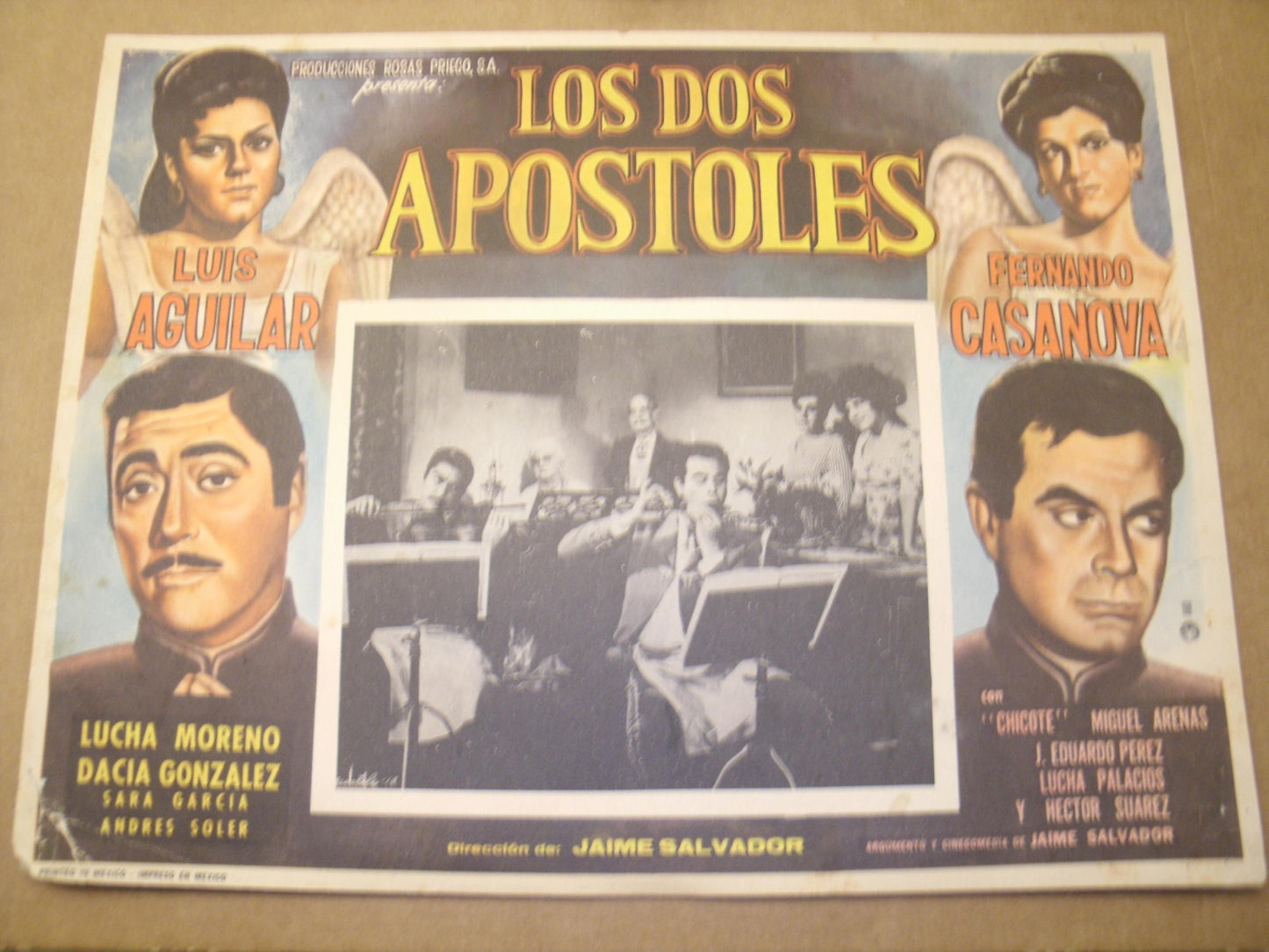 Los Dos Apostoles. Spanish Movie Poster. 1964.