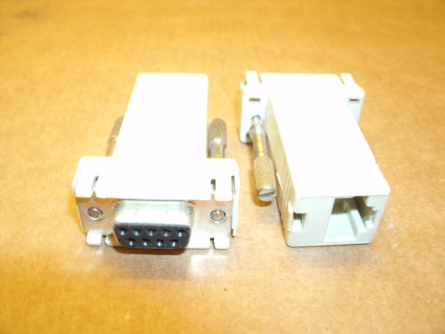 DB9 Female Adapter to RJ-45 Connector. New.