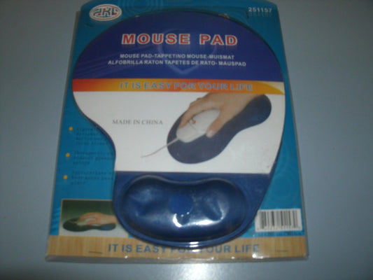 Mouse Pad 251157 With Wrist Pad. New. Blue.