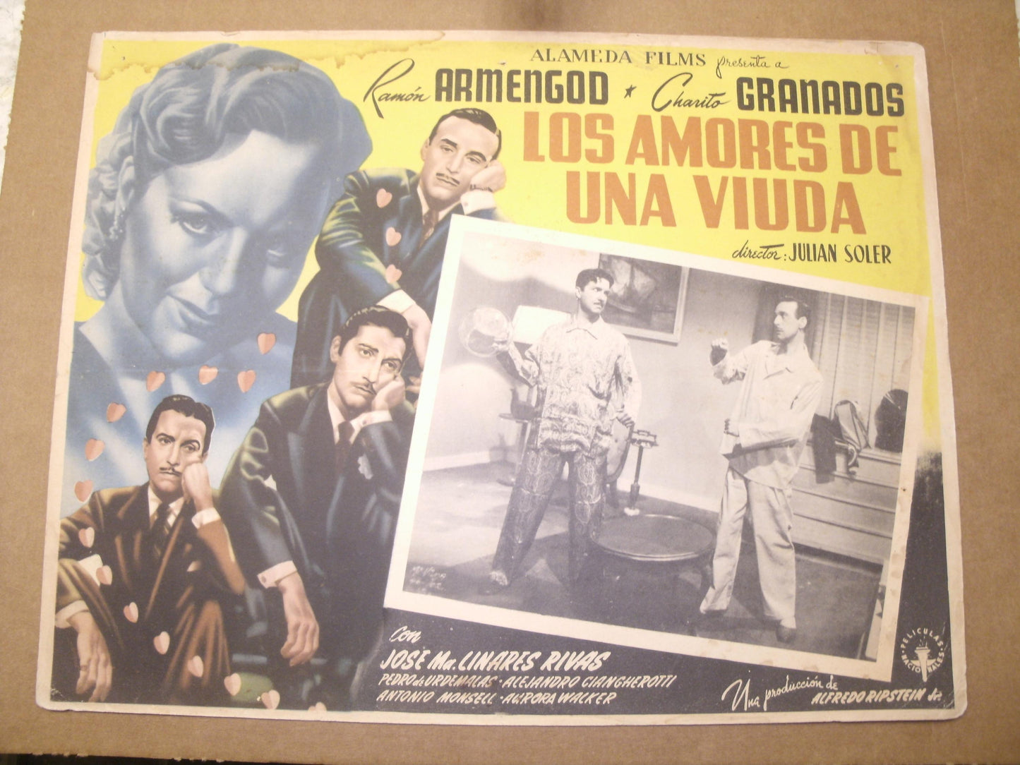 Los Amores De Una Viuda Movie Poster. Spanish.