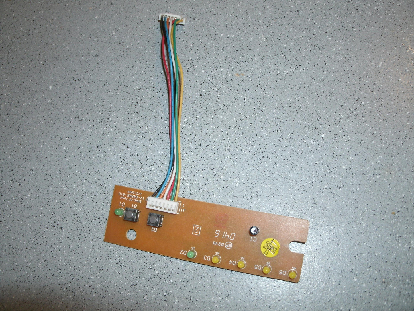 Dell 12-00808-01D Bono Op Panel 7-Pin. Refurbished. 4.5".